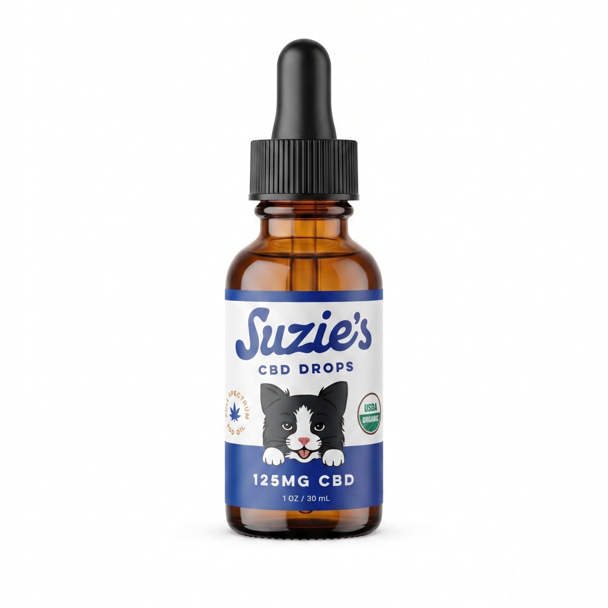 Suzie's 125 mg CBD Oil for Cats