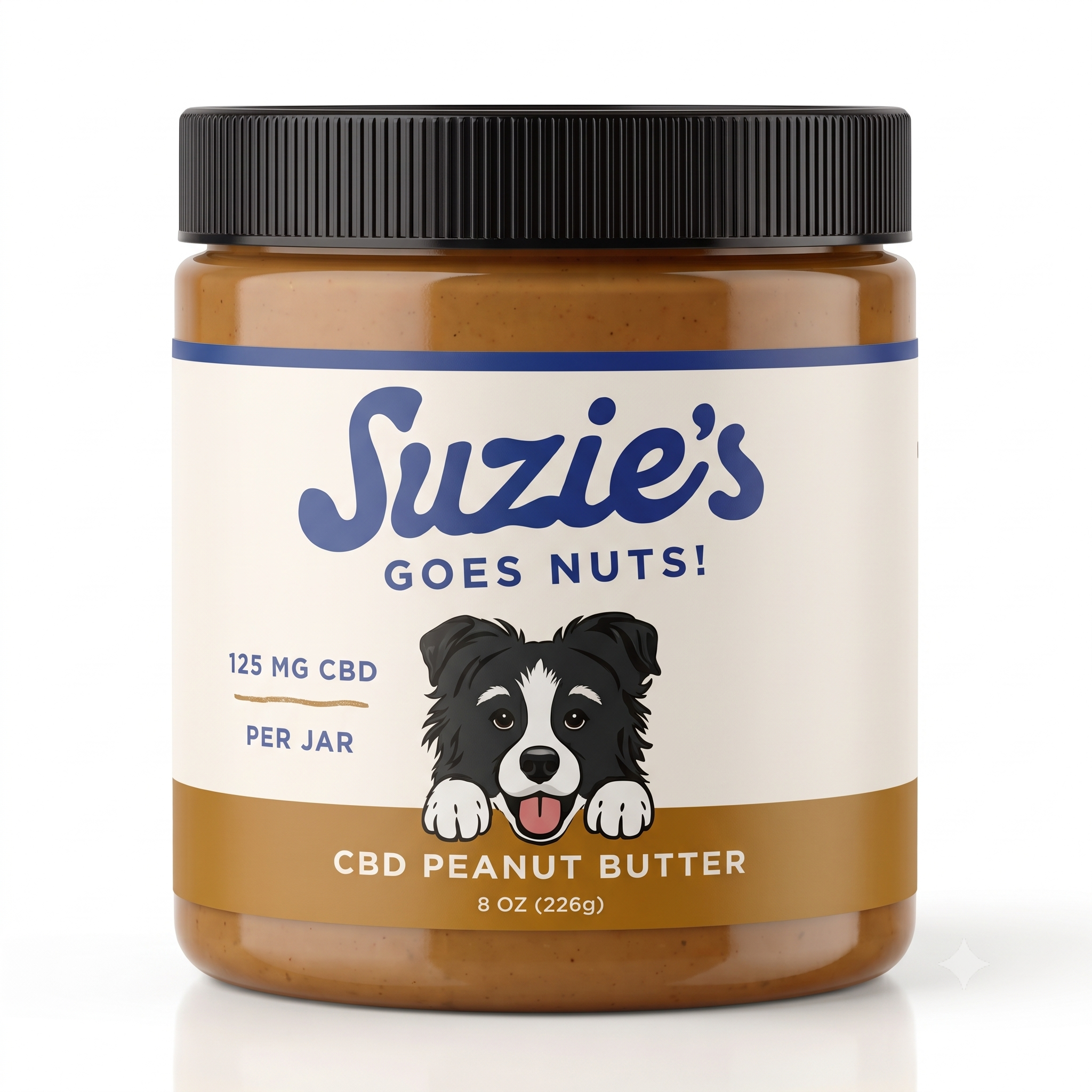 Suzie's Goes Nuts - 125 mg CBD Peanut Butter for Dogs
