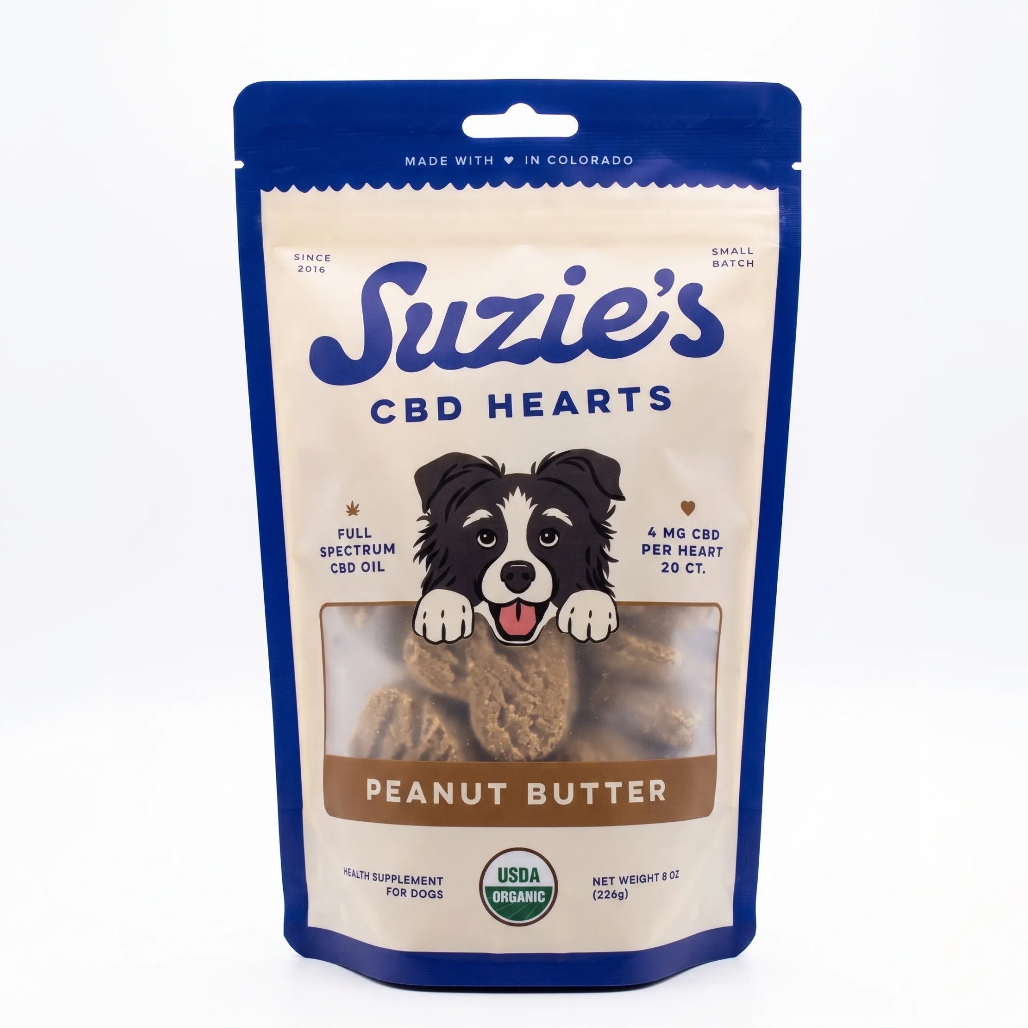 Suzie's 4mg CBD Hearts - Peanut Butter