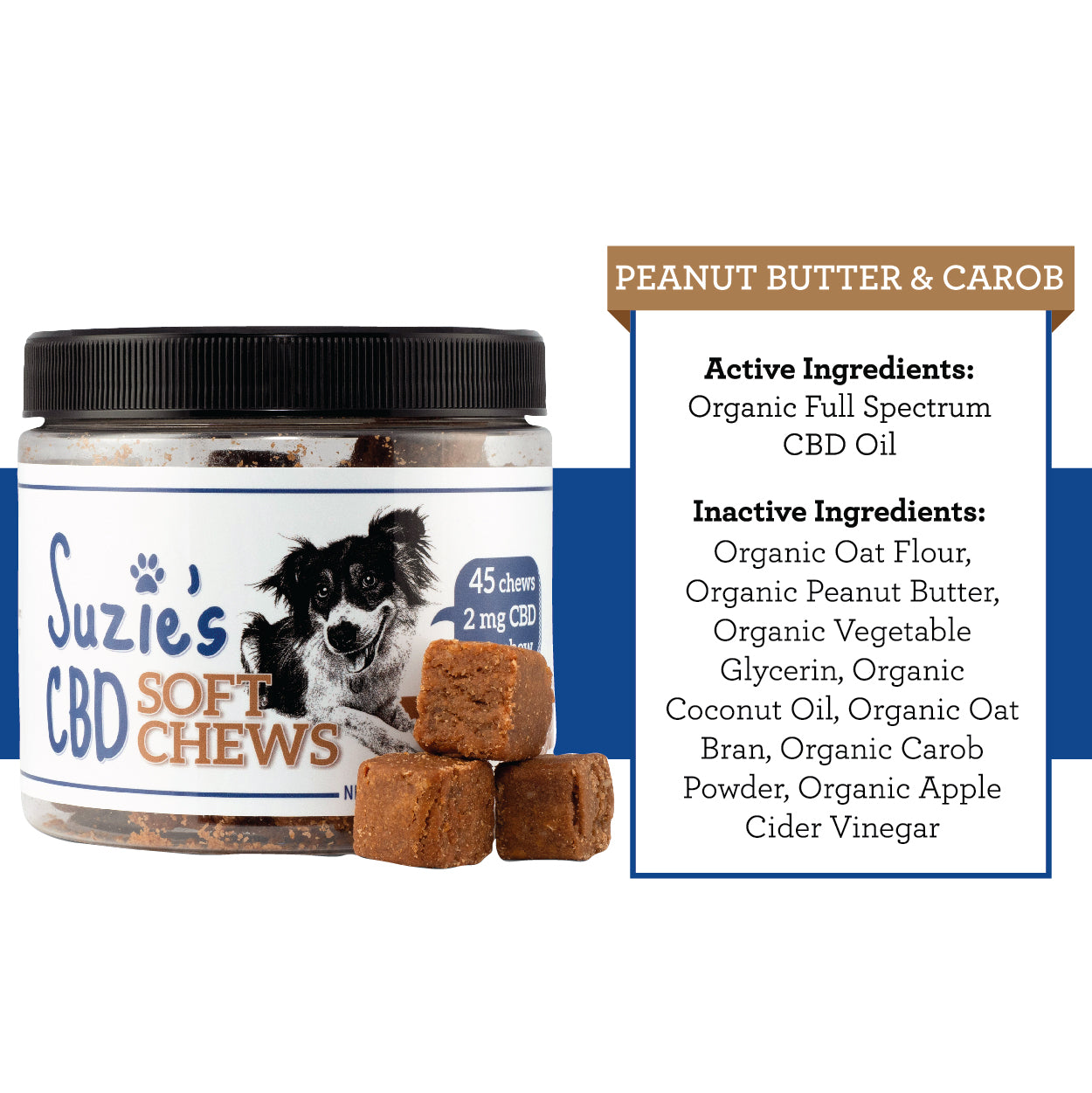 Suzie's 2 mg CBD Soft Chews