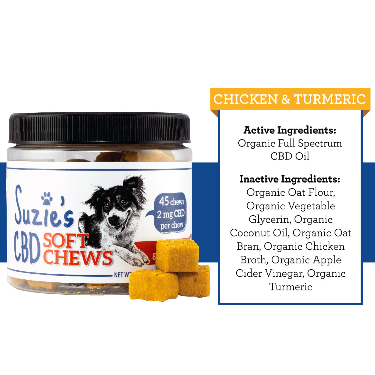 Suzie's 2 mg CBD Soft Chews