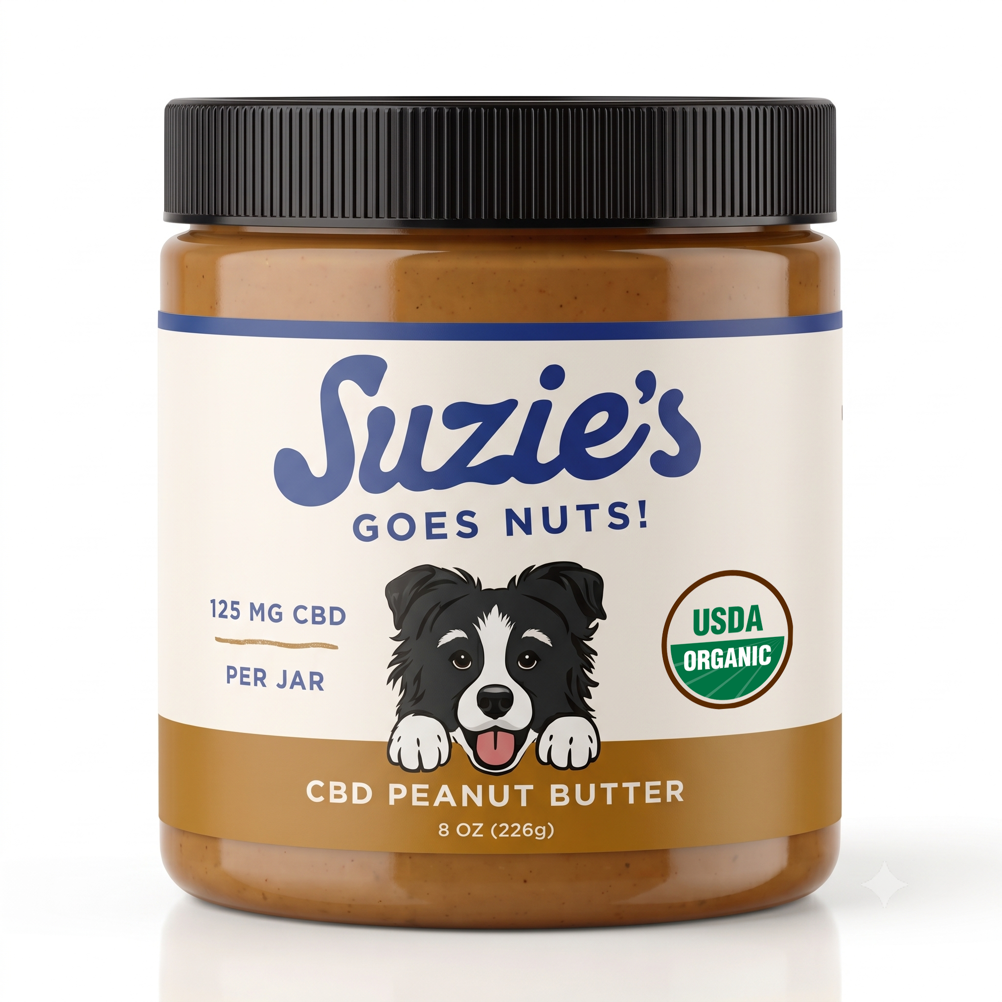 Suzie's Goes Nuts - 125 mg CBD Peanut Butter for Dogs