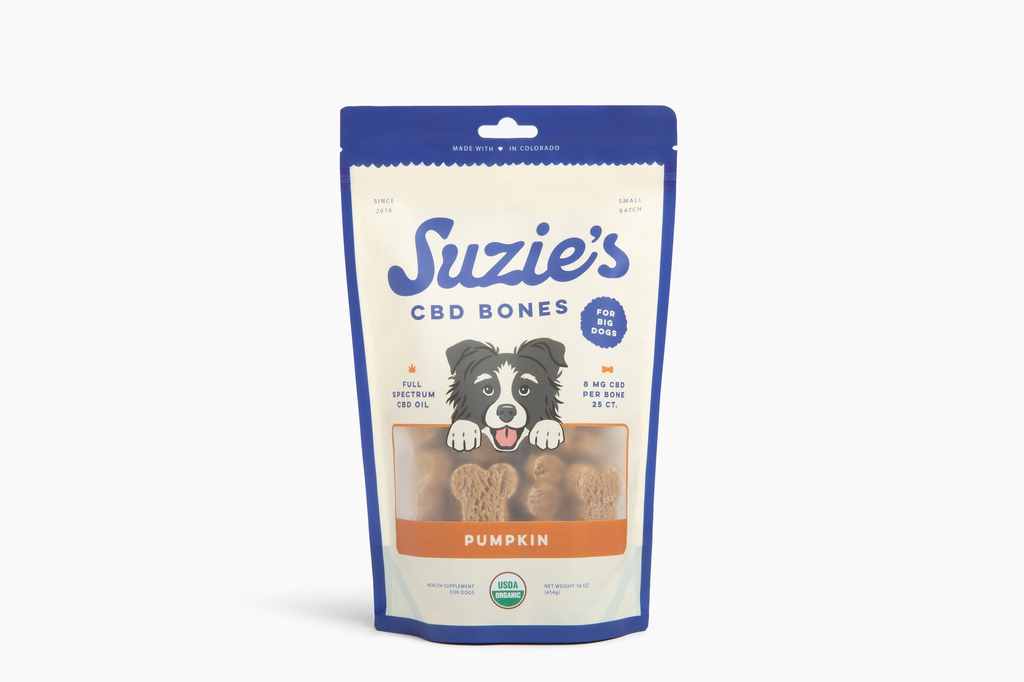 Suzie's 8 mg CBD Bones for Big Dogs