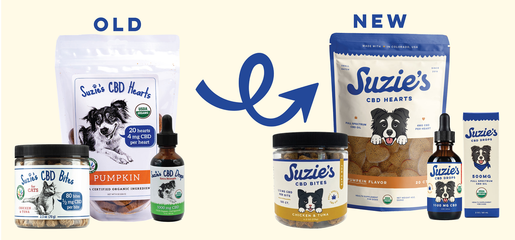 Suzie's 8 mg CBD Bones for Big Dogs